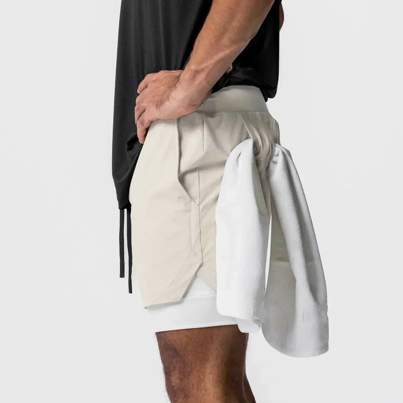 2025 Dragon Ball Majin Buu Anime Men Shorts Streetwear Summer Workout Pants Sportswear Fitness Double-layer Quick Dry Beach Pant