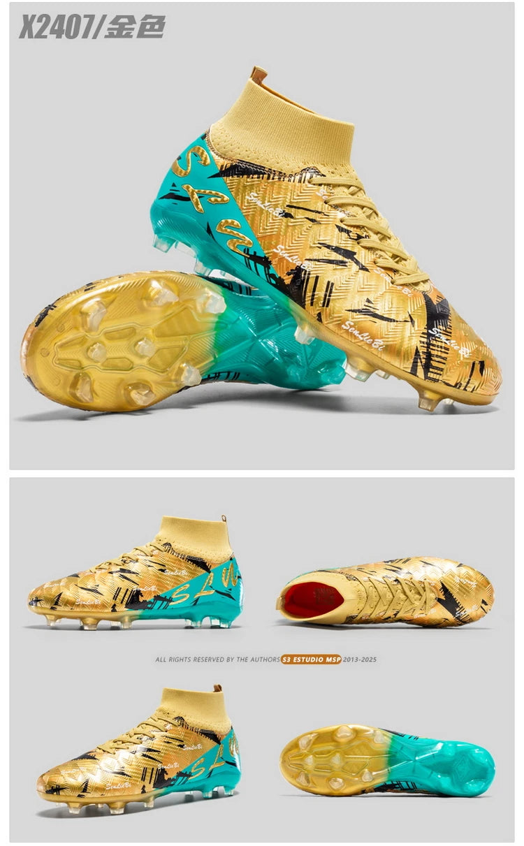 Professional Football Boots Men Soccer Shoes Society Football Cleats FG Ultralight Training Soccer Sneakers Outdoor Sports Shoes