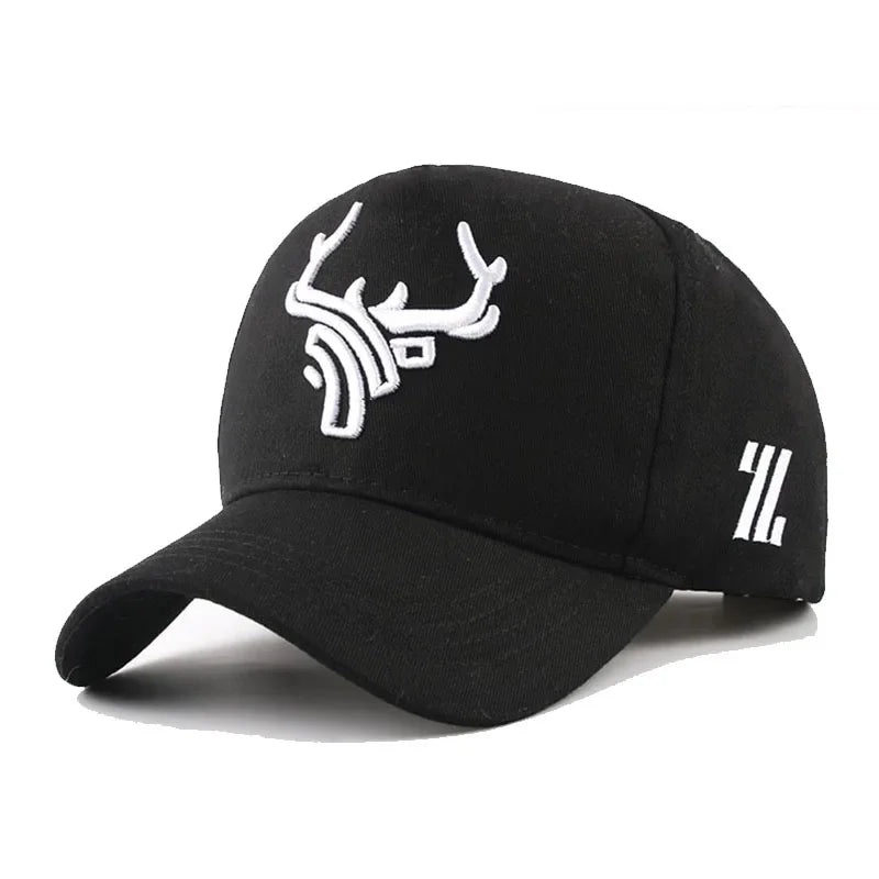 2026 New Creative Fashion HipHop Hat Antlers Digital Printing Street Skateboarding Hat Daily Leisure Decoration Hat Baseball Hat