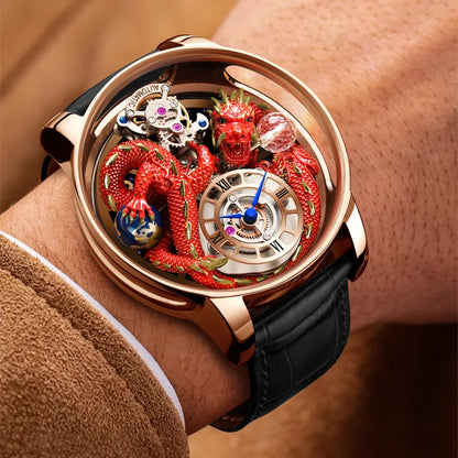 PINDU Design 2025 NEUE Herrenuhr Diamond Tourbillion Top-Marke Luxus Astronomia Quarzuhr für Herren Saphirglas wasserdichte Uhr