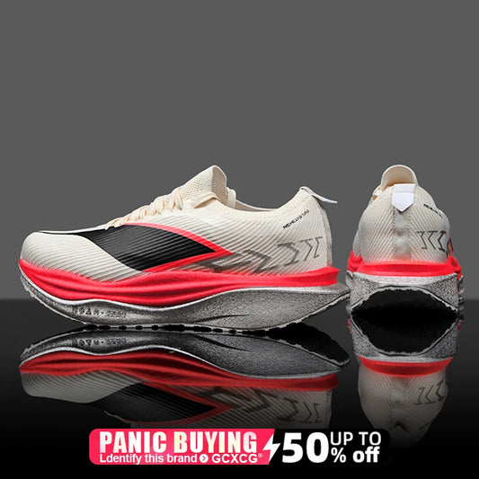 Speciality Marathon Men Running Shoes Carbon Board Sports Breathable Lightweight Women's Comfortable Athletic Nonskid Sneakers