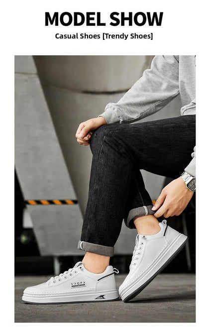 Modische Sommer-Freizeitschuhe für Herren, sportliche Slip-On-Loafer zum Autofahren, vielseitig, bequem, atmungsaktiv, verschleißfest, Leder -..