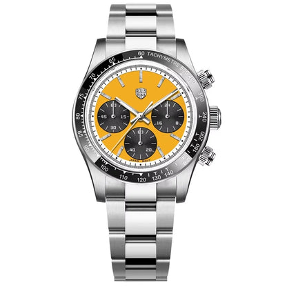 Herrenuhr RollsTimi – Luxuriöser Quarz-Chronograph, Saphirglas mit Antireflexbeschichtung, wasserdicht, leuchtend – Geschenkidee für Herren