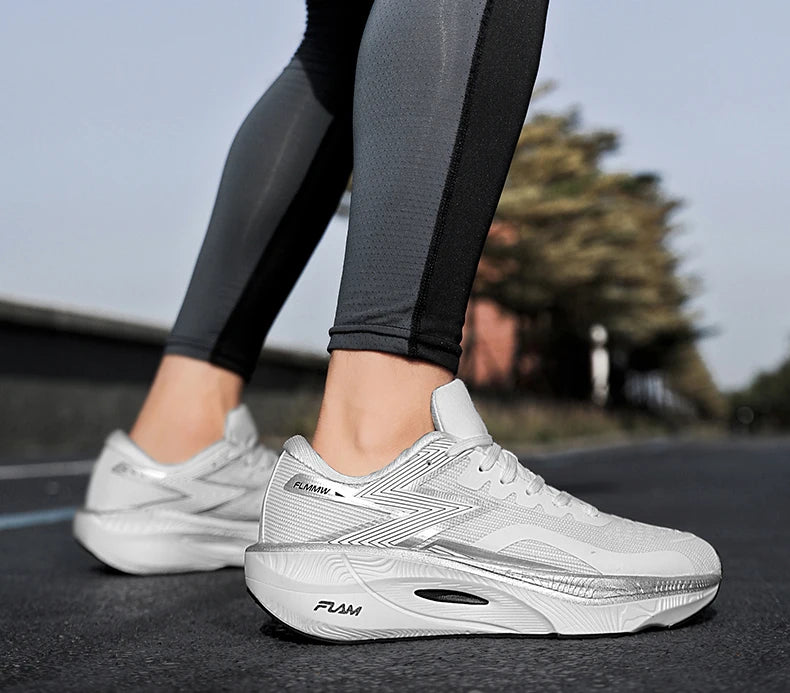 Running Shoes Carbon Board Speciality Marathon Men Sports Breathable Lightweight Women's Comfortable Athletic Nonskid Sneakers