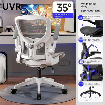 UVR Mesh Staff Office Chair Comfortable Ergonomic Design Armchair Furniture Lift Adjustable Recliner Gaming Computer Chair