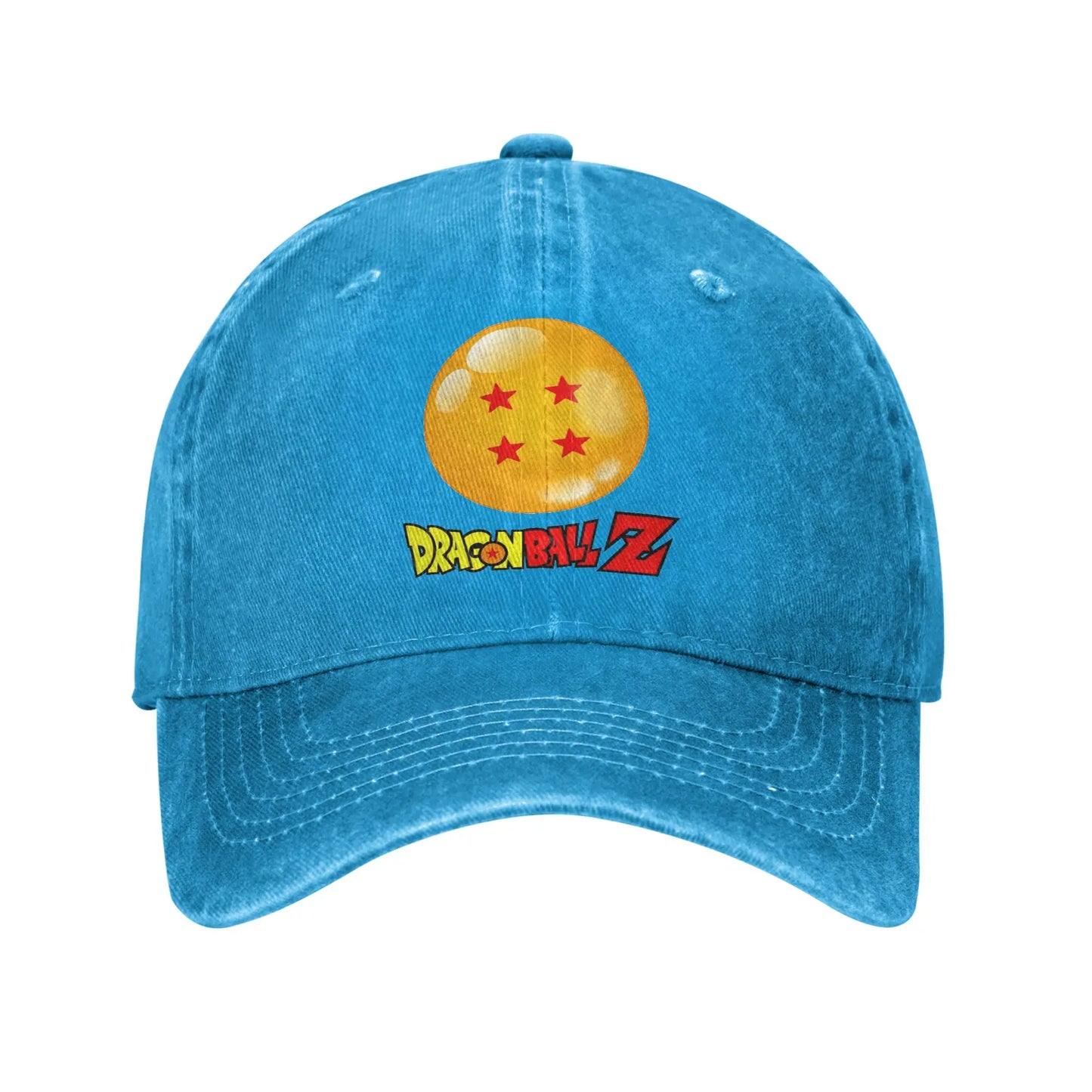 Produit gaming premium Fraquane Star Dragon Sphere Anime Goku Unisex Style Baseball Caps Dragon Ball Distressed Denim Hats Cap Outdoor Adjustable Fit Sun Cap