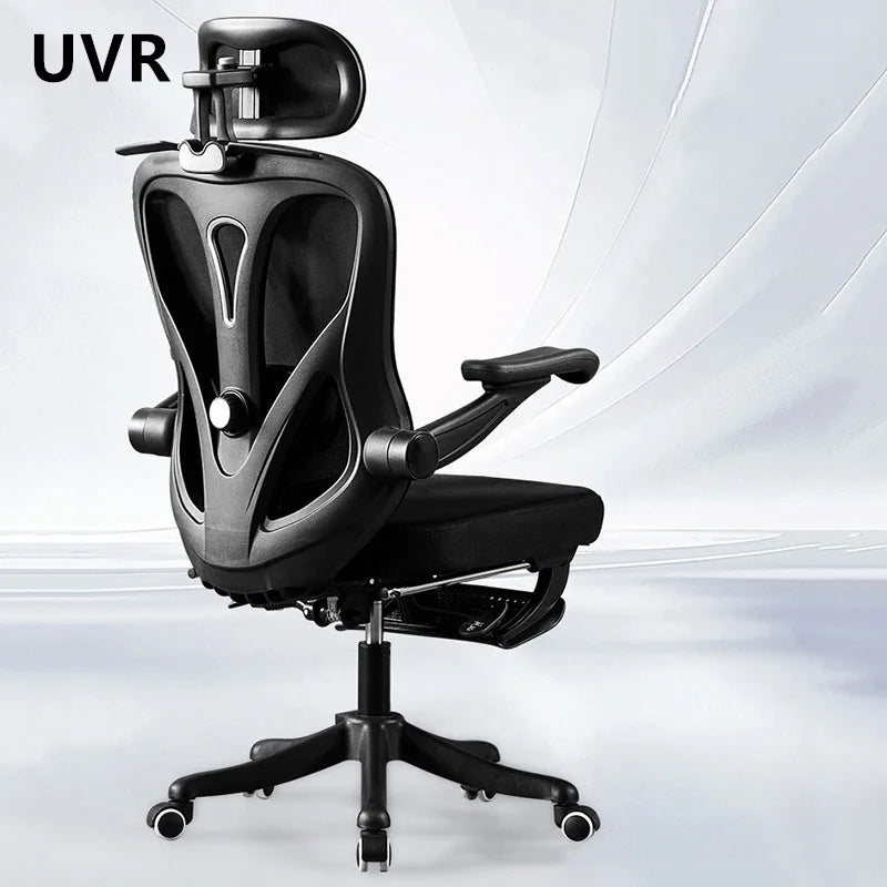 UVR Office Chair Sedentary Comfortable Reclining Boss Chair Ergonomic Design Furniture Armchair Lift Adjustable Athletic Chair