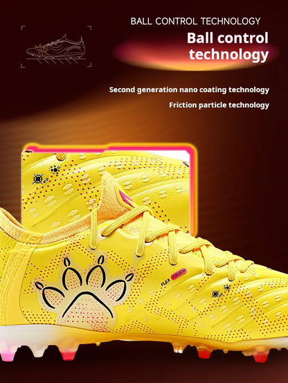 Kelme High-end Football Shoes Short Nail Anti Slip Football Boots Artificial Grass Cushioning Training Mg Football Shoes