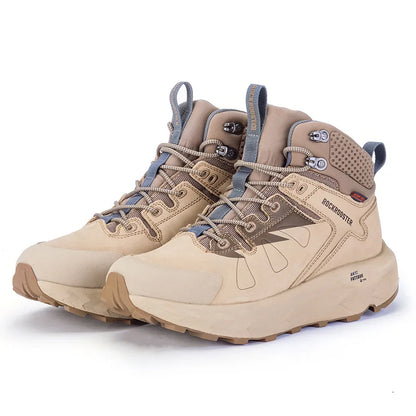 ROCKROOSTER Hiking shoes Men waterproof hunting Boots Tactical Desert Combat Boots trekking Ankle mountian cow Leather Sneakers