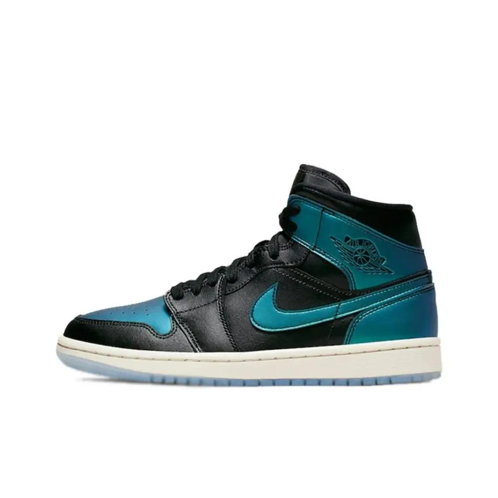 Nike Air Jordan 1 Mid Basketball Shoe Unisex Versatile for Multiple Occasions, Delivering Support and All-Day Comfort DV0991-101