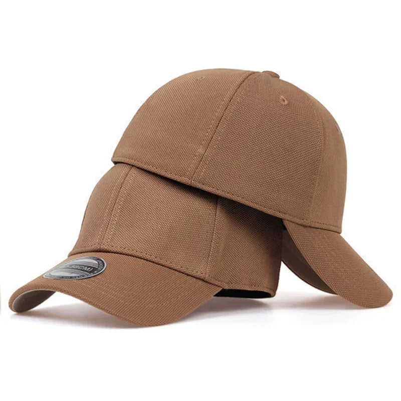 High Quality Baseball Cap Man Fitted Closed Full Cap Mesh Cap Outdoor Breathable Sports Cotton Sun Male Trucker Hat Gorras Hombre