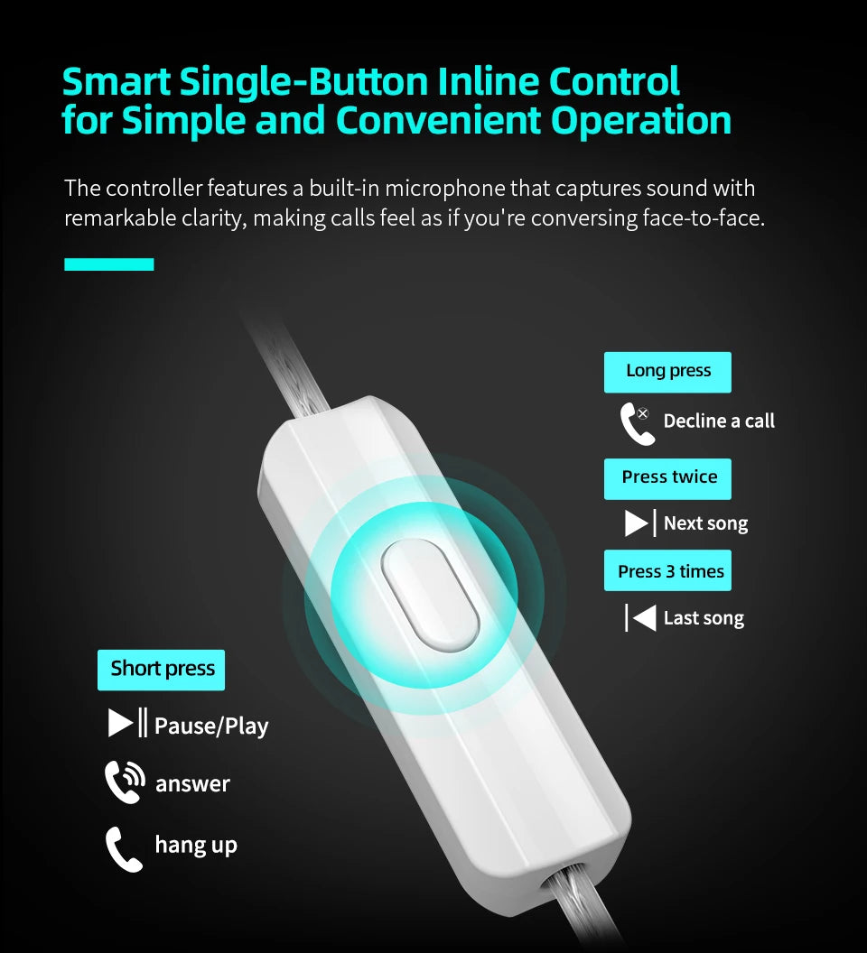 KZ Sonata 28BA Units Upgraded HIFI Headphones On-ear tunable balanced armour unit Wired gaming headphones