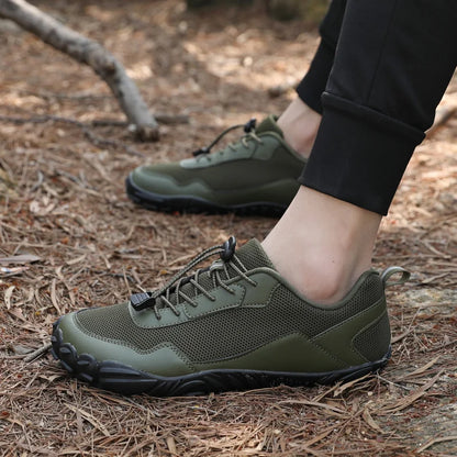 Men's Barefoot Hiking Shoes Breathable Outdoor Sports Climbing Shoes Trekking Sneakers Non-Slip Comfortable Men's Casual Jogging Footwear