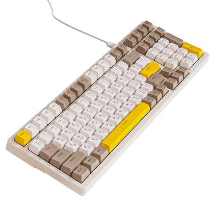 K3 MAX Mechanical Keyboard Hotswap Red/Green Shaft Gamer Keyboard USB Wired RGB Backlight 100 Keys Russian for Computer Laptop
