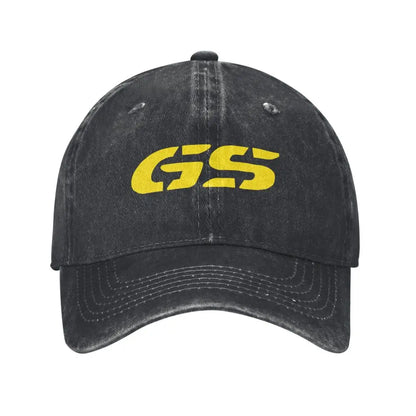 GS World Map Motorcycle Trucker Hat Adult Fashion Hats Sun Caps Fishing Hat Breathable Polyester Mesh Baseball Caps Summer