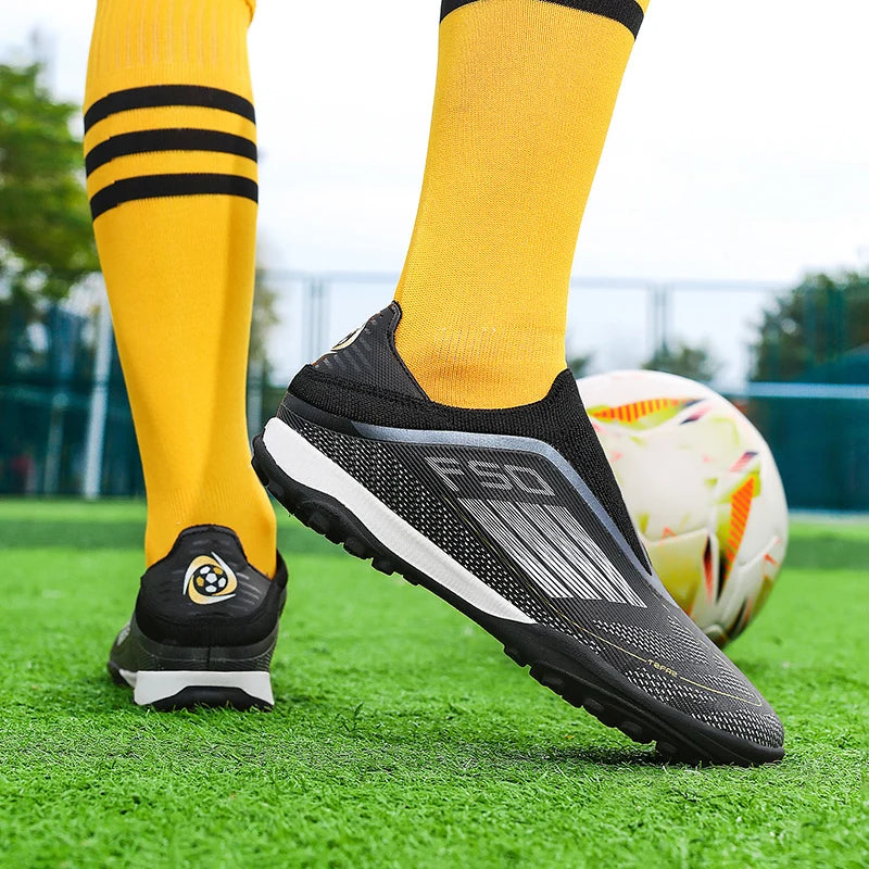 New Men Soccer Shoes Cleats Training Boys Sport Football Boots FG/TF Non Slip Match Breathable Adult Long Spikes Outdoor Sneaker
