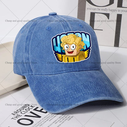 Wojan Team Baseball Cap for Women men Summer Adjustable Sun Hat boy girl Anime Cute Retro Sunbonnet Adult Headgear birthday Gift