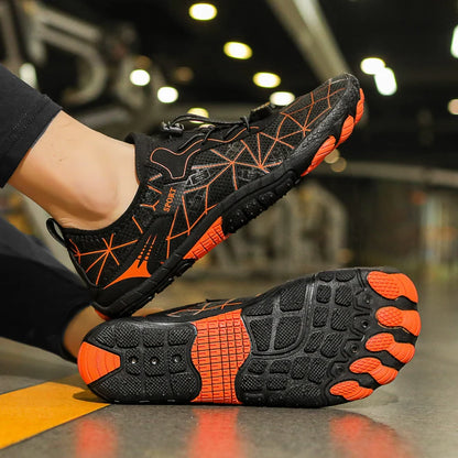 New Barefoot Wading Shoes Men and Women Mesh Quick-Drying Beach Shoes Outdoor Non-Slip Swimming Shoes Unisex Water Sports Shoes