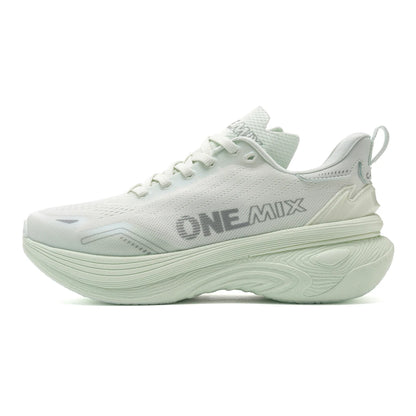 ONEMIX Bumper Max Jogging Running Shoes, Unisex Lightweight Sneakers, Road Wear-Resistant, Fashion Sports Fitness Shoes