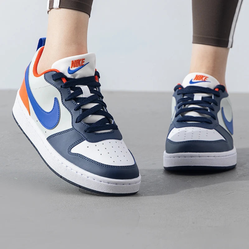 Nike Women's Sports Shoes Court Borough (Gs) Retro Casual Shoes Low-Top Sneakers Dv5456-401