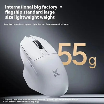 NEW G7 PRO Gaming Mouse Triple-mode Wireless Bluetooth Ergonomics Lightweight Mouse Customized Pc Office Gamer Accessory Mice