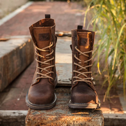ROCKROOSTER Hiking shoes Men waterproof hunting Boots Tactical Desert Combat Boots trekking Ankle mountian cow Leather Sneakers