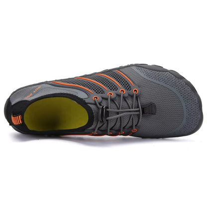 Men's Minimalist Running Cross Training Shoes Barefoot Shoes Big Toe Box Five Finger Shoes Saguaro Barefoot Pit Viper Paracord