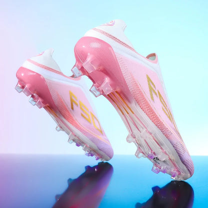 Men's Soccer Cleats Professional Football Boots Society Turf Breathable Mesh Youth Soccer Shoes Anti-Skid Male Sneakers Chuteira