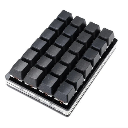 Mini USB Custom Mechanical Keyboard 24 Keys Black/White Gaming Keyboard Sayo Device Shortcut Programmable Keypad Keys Macro