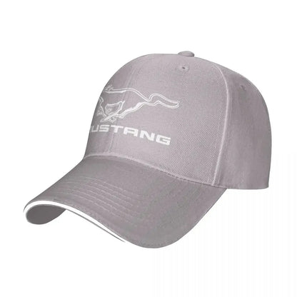 Skeleton Mustang Baseball Caps Casual Sandwich Hats