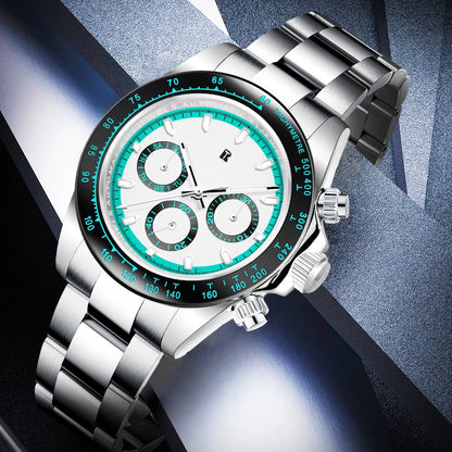 RollsTimi Men's Watches Top Luxury Sapphire Men's Mechanical Watches Calendar Week Stainless Steel Waterproof Men's Watches