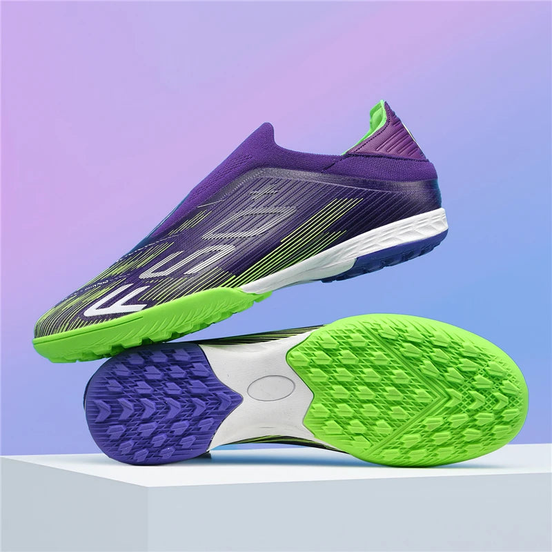 New Men Soccer Shoes Futsal Football Boots Sneakers Match Grass Cleats High-quality Non-Slip Indoor Hot-selling High-top Outdoor