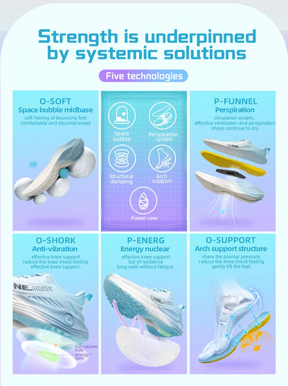 ONEMIX Autumn Sneakers, Breathable Jogging Shoes for Men, Lightweight Women's Sport Sneakers, Men's Gym Shoes, Outdoor Male Sports Shoes