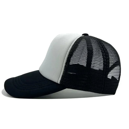 Cappellino da baseball carino con stampa SpongeBob, per uomo e donna, cappellino estivo in rete con protezione solare, cappellino da golf regolabile, cappellino da camionista in stile anime