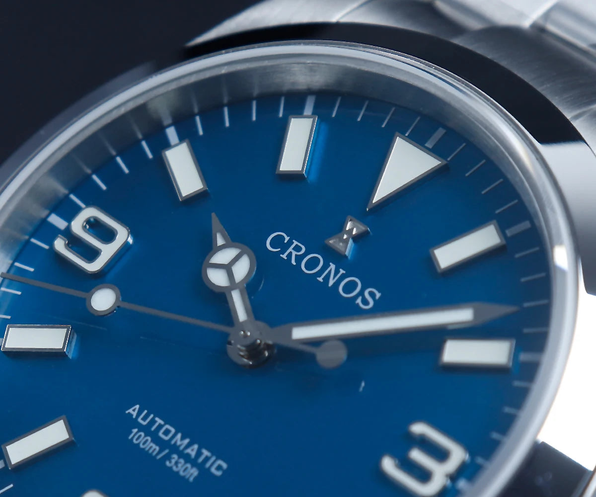 Cronos EX Diver Mechanical Men Watch 39mm Automatic PT5000 Sapphire Glass Bushed Bracelet Glide Clasp 10ATM  L6031
