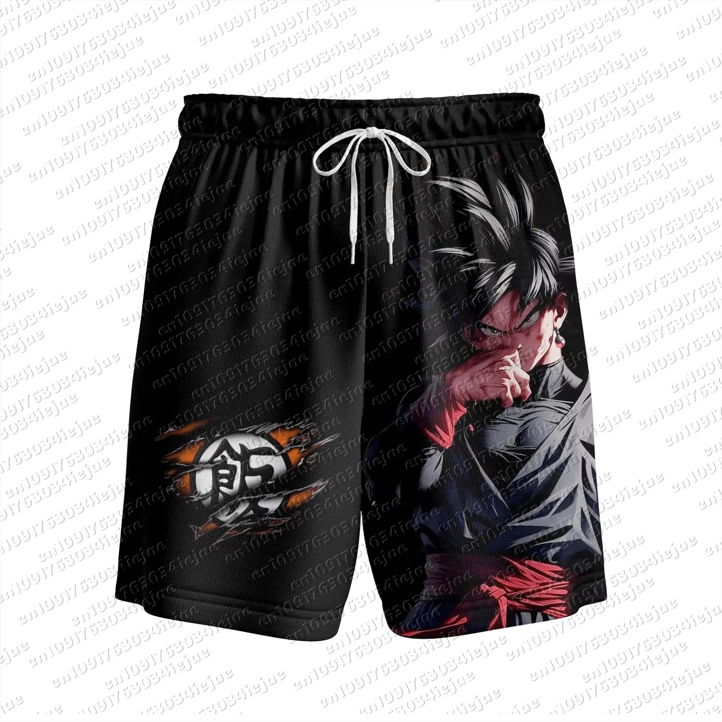 2026 Adult Boys Loose Short Hot Summer Mens Male Beach Pants Top Short Gift Sweatpants Goku Dragon Ball Z Casual Shorts Hot