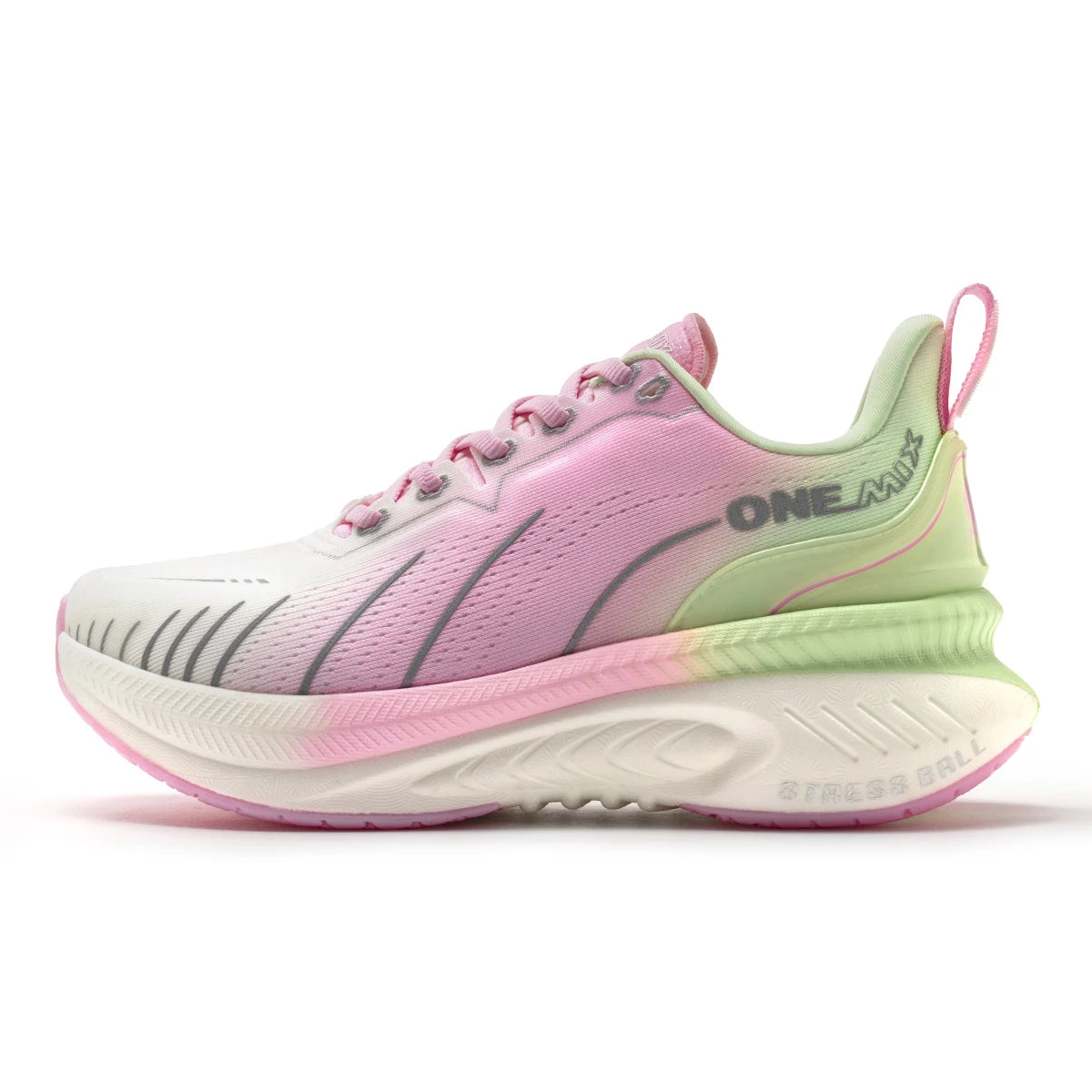 ONEMIX Women's Black Breathable Running Sneakers 2024 Designer Edition, Free Shipping, Pink Fashion Damping Sports Shoes