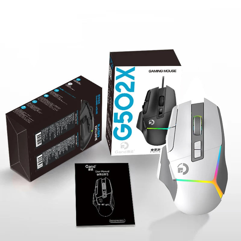 Wireless Gaming Mouse Ergonomics USB Rechargeable Bluetooth Mice Optical Sensor Programming Gaming Mice with Wired For Windows