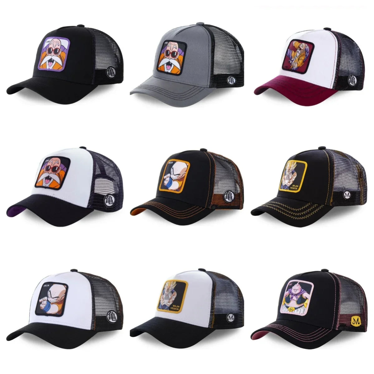 VŠECHNY styly: Kšiltovka Dragon Ball, kšiltovka typu snapback, kšiltovka s výčnělkem, pánská kšiltovka s výšivkou, kšiltovka ve stylu hip-hop, sluneční kšiltovka, nastavitelná kšiltovka typu trucker, síťovaná kšiltovka