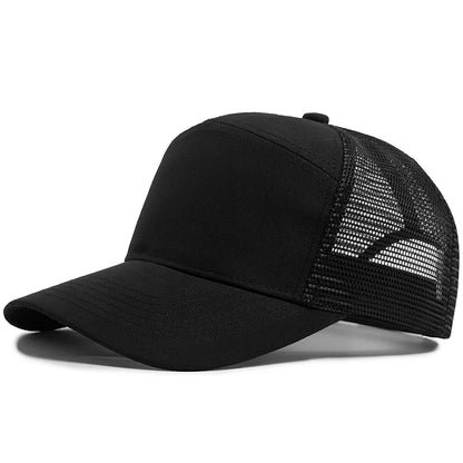 Casquette de baseball 7 panneaux d'été, casquettes en maille tendance hip-hop pour hommes, casquette de camionneur, visière, casquette à visière rigide, casquette snapback, pour femmes, unisexe, nouvelle marque tendance