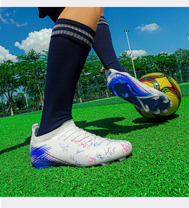Nieuwe voetbalschoenen voor heren, FG Soccer Shoes voor training, groothandel, topkwaliteit noppenschoenen, antislip, dropshipping, uniseks volwassenen