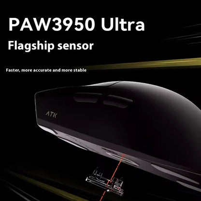 ATK Blazing Sky X1 Mouse Gamer Wireless 3Mode 8K Low Latency Lightweight FPS Liekong E-sports Gaming Mouse Custom Pc Accessories