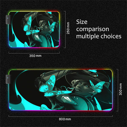 RGB Apex Legends Keyboard Mousepad Computer Gaming Cool Mouse Pad Speed Large Accessories Mouse Mats Office Desk Protector Mat