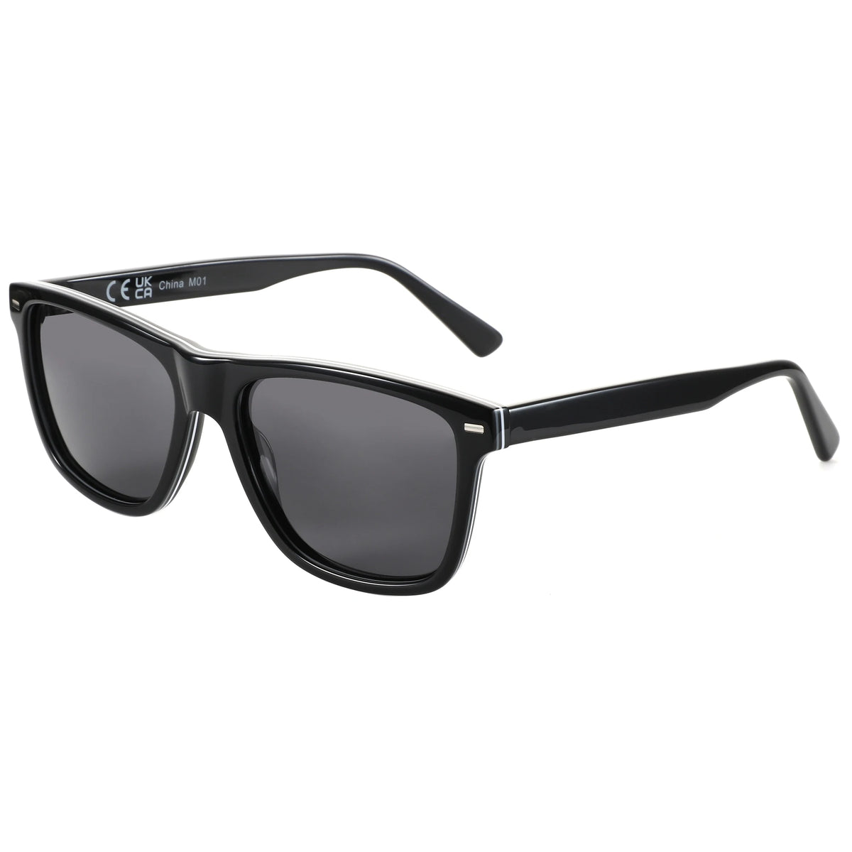 ZENOTTIC Trendy Polarized Sunglasses UV400 Protection Acetate Square Sun Glasses Classic Design Shade for Women Men