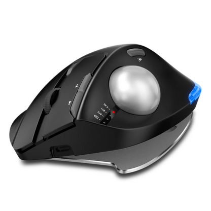 Lefon F33/F26C/F35B Trackball Mouse/Bluetooth Ergonomic Mouse 2.4G Wireless Rechargeable Rollerball Mice for PC Office Drawing