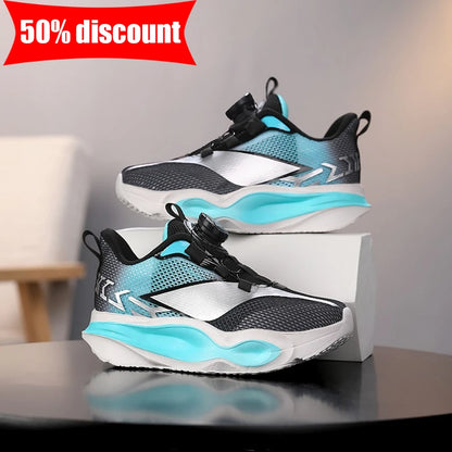 Kinder-Sneaker, modisch, mit dicker, weicher Sohle, Dämpfung, elastisch, lässig und bequem – neue leichte Mesh-Tennisschuhe und Jogging-Schuhe