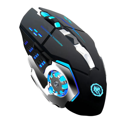 KEBIDUMEI Dual-Mode Bluetooth 5.2 Mouse 2.4G Wireless Mouse RGB Gaming Mouse Rechargeable Silent Mouse 3600 DPI  Mice for Laptop