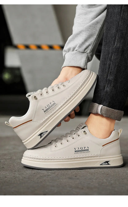 Modische Sommer-Freizeitschuhe für Herren, sportliche Slip-On-Loafer zum Autofahren, vielseitig, bequem, atmungsaktiv, verschleißfest, Leder -..
