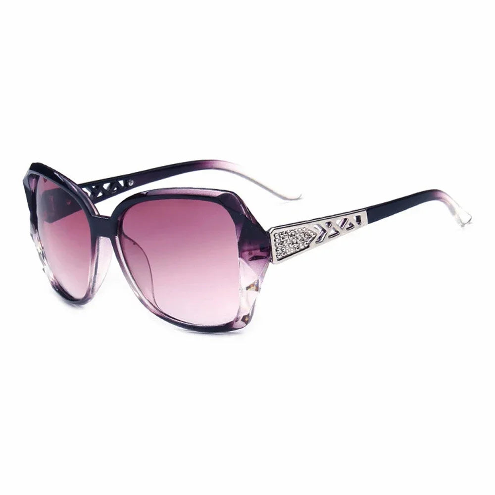 Fashion Square Sunglasses Women Luxury Brand Big Purple Sun Glasses Female Mirror Shades Ladies Oculos De Sol Feminino