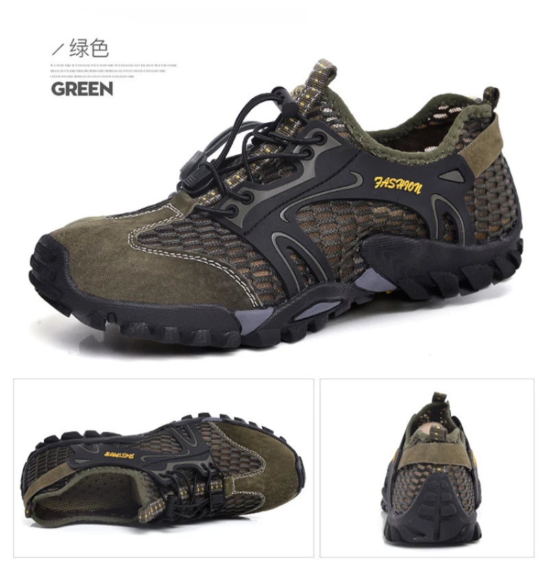 Breathable Outdoor Hiking Shoes Sports Wading Shoes Fishing Men's Shoes Summer Casual Sandals Comfortable and Breathable